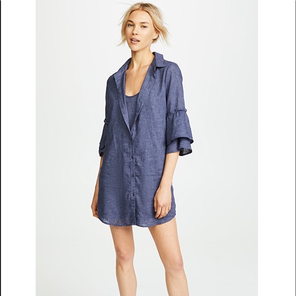 Splendid Chambray Button Down Dress - Picture 10 of 11